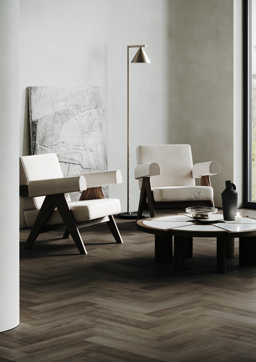 Кварцевый ламинат Home Expert Parquet Design Дуб Макиато  44-5001-3