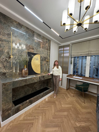 Кварцевый паркет Quartz Parquet Штучный паркет Дуб Карельский 44-419 5/0,6 мм 